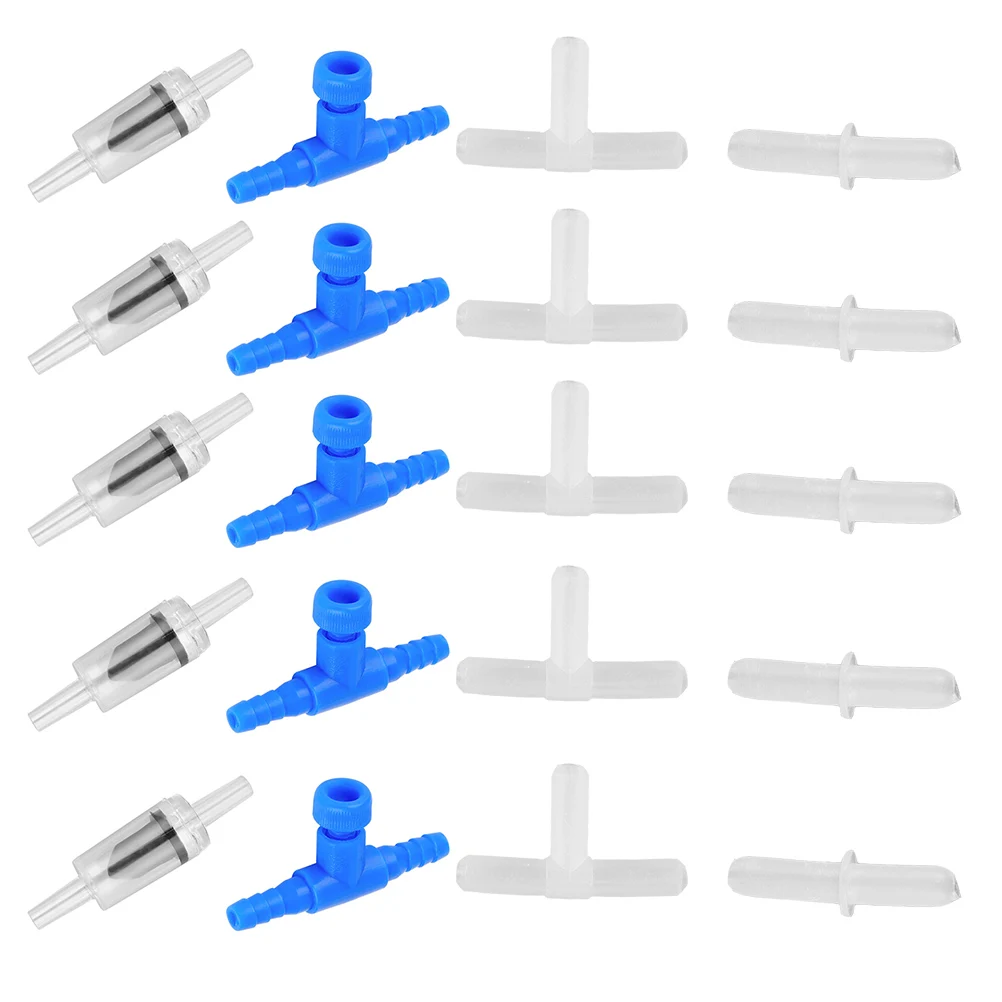 

20 Pcs Air Pump Switch Distributor Premium Material Flow Control Aquarium Accessories Splitter Valve Fish Tank Easy Install Pet