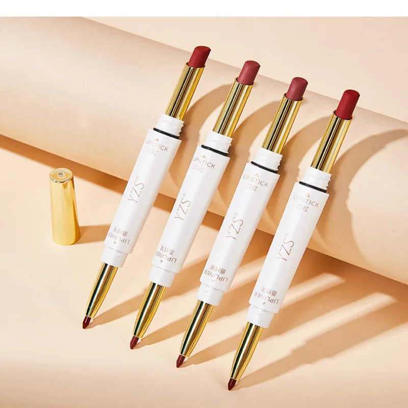 Rossetto opaco antiaderente Contorno naturale Lip Liner Opaco Impermeabile Sbiancante Nebbia morbida Velluto Labbra idratanti a lunga durata