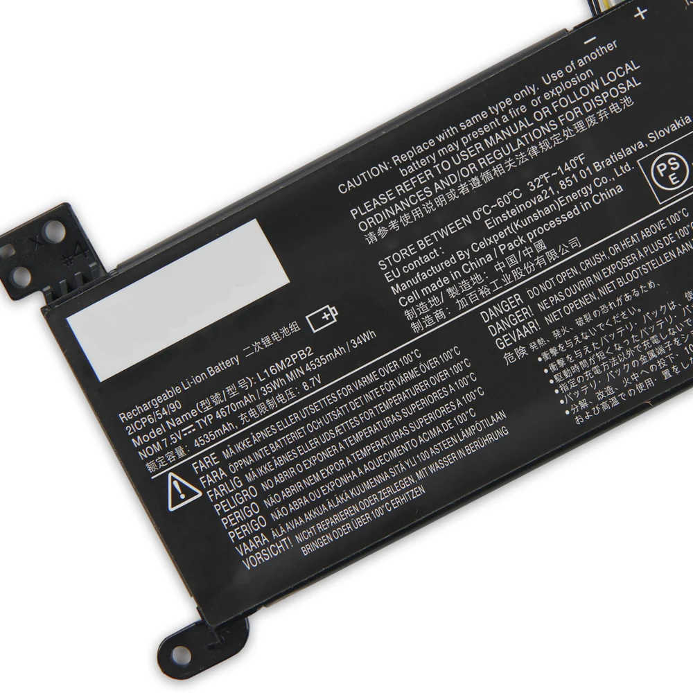 

L16M2PB2 L16L2PB2 L16C2PB1 Battery For Lenovo Ideapad 14sIIL 2020 520-15IKB V15-IIL V330-14AST Replacement Batteries