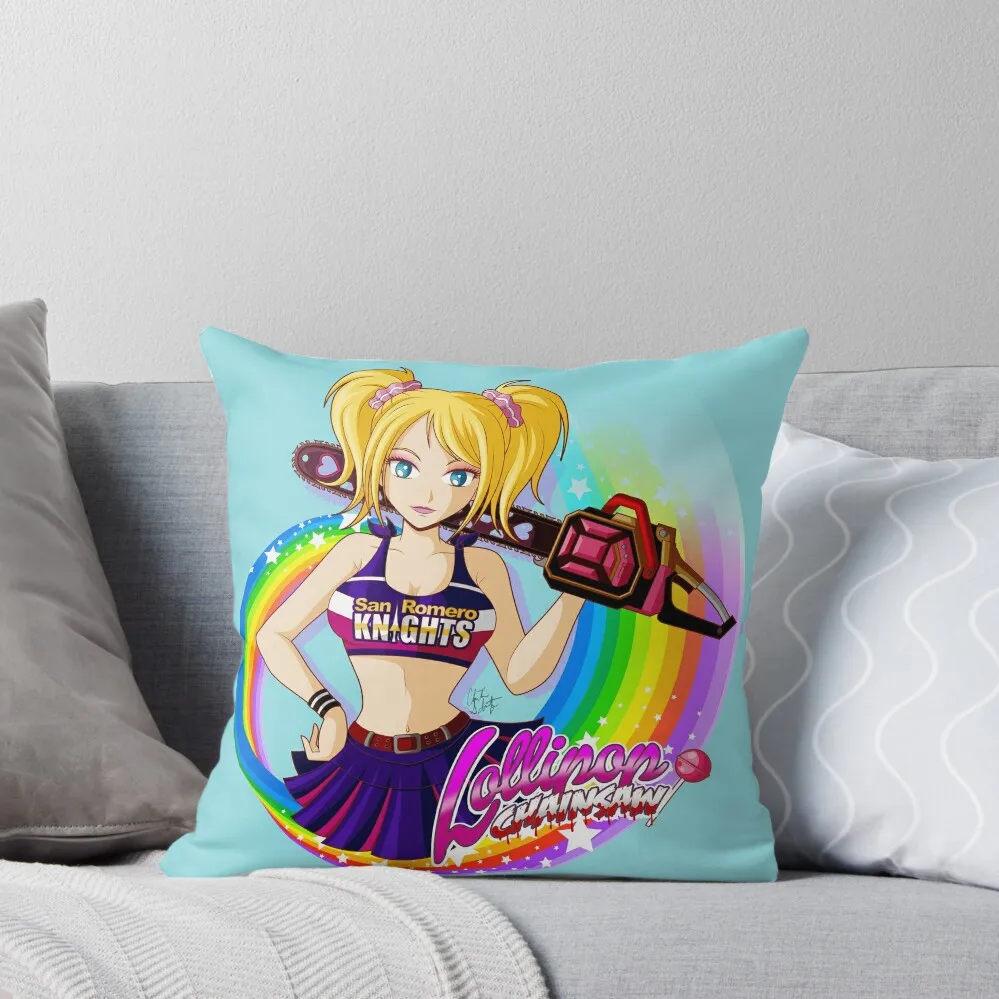 

Lollipop Chainsaw Throw Pillow Cushion Cover Luxury pillow cover luxury Sofas Covers Sofa Cushion Cover pillow