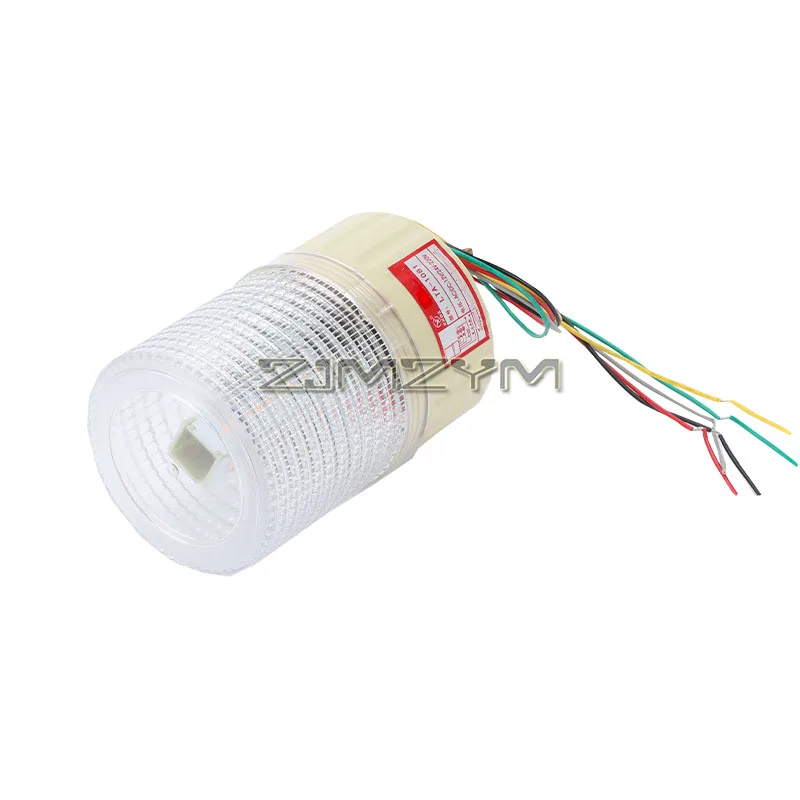 3 Color Strobe Signal Warning Light Indicator Light LED Lamp Small Rotating Bulb With Sound Security Alarm
