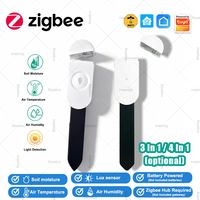 Smart Zigbee Soil Moisture Sensor Temperature Humidity Soil Tester Moisture Real Time Monitor Support Tuya Z2MQTT Home Assistant