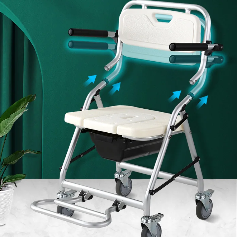 Bathing Chair for Bedridden Paralyzed Patients Artifact for The Elderly Mobility Machine Wheelchair Bathroom Accessories 지지대