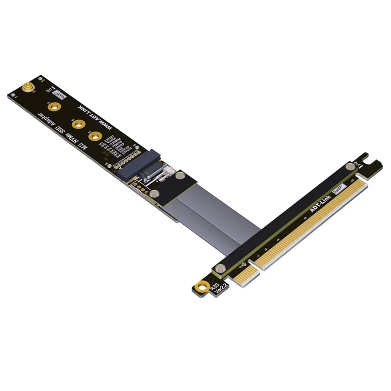 PCIe X16 To M.2 NVME Extension Cable M2 NVMe SSD Solid State Drive Adapter Expansion Card Supports PCI-E3.0 16X Gen3 32G/bps