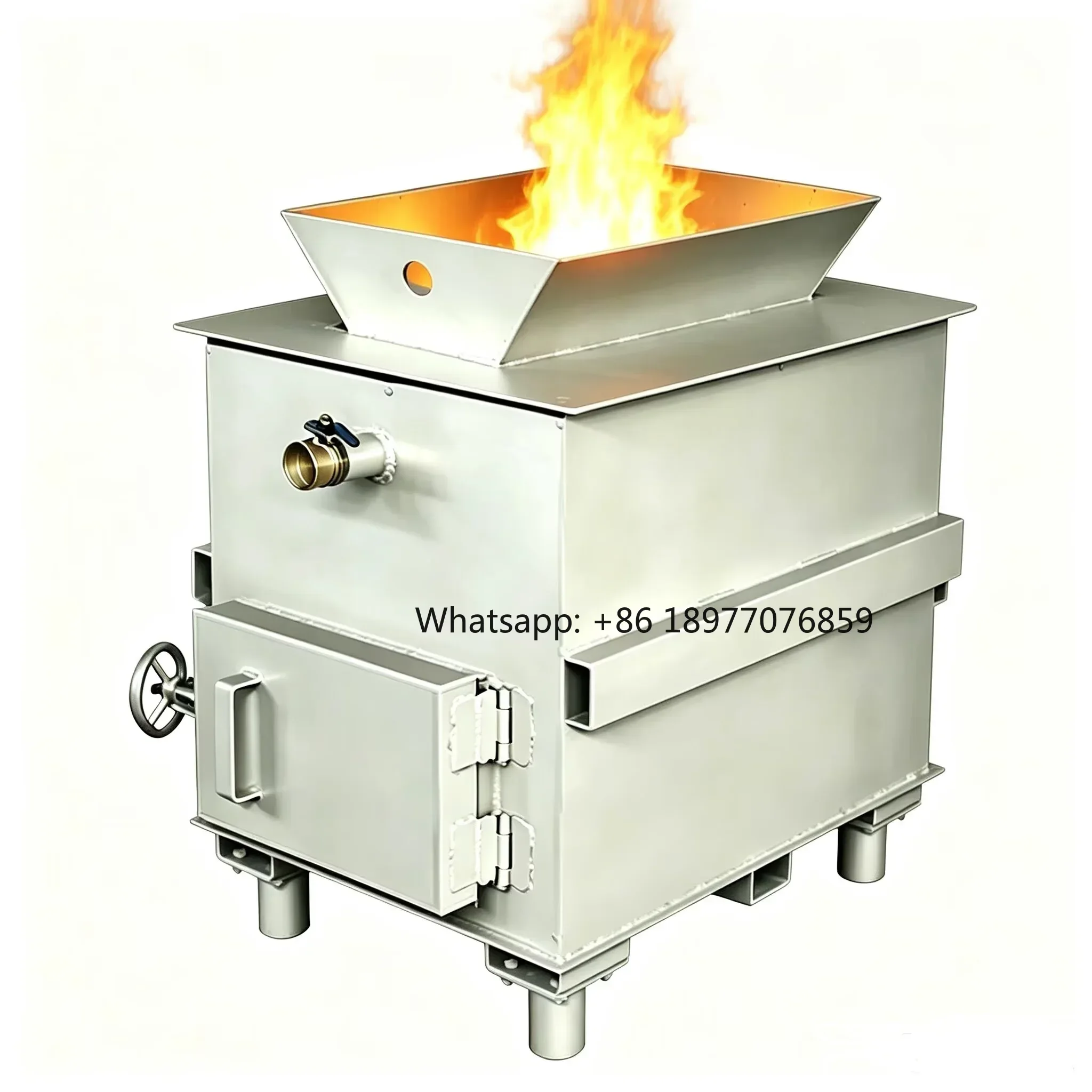 Lifa Eco-friendly Small Trash Burner Municipal Solid Waste Treatment Machinery Smokeless Tasteless Garbage Incinerator