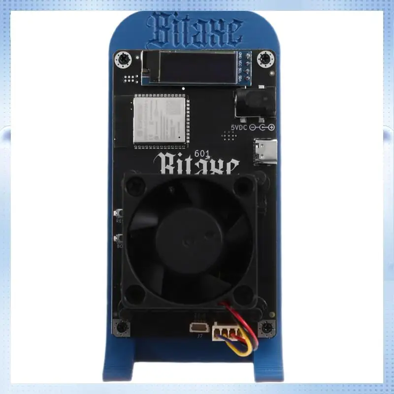 

A82Q-ASIC BM1370 Bitaxe Gamma 601 1,2TH/S 18-22 Вт, майнер криптовалюты BTC Solo от Antminer S21 Pro, синий, вилка AU