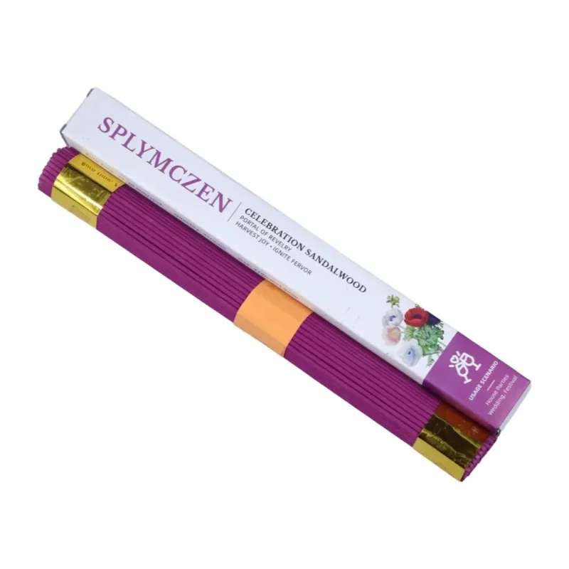27cm Natural Sandalwood Incense Sticks - 24/91Pcs Home Fragrance for Aromatherapy Yoga Meditation Odour Removal Air Refreshing