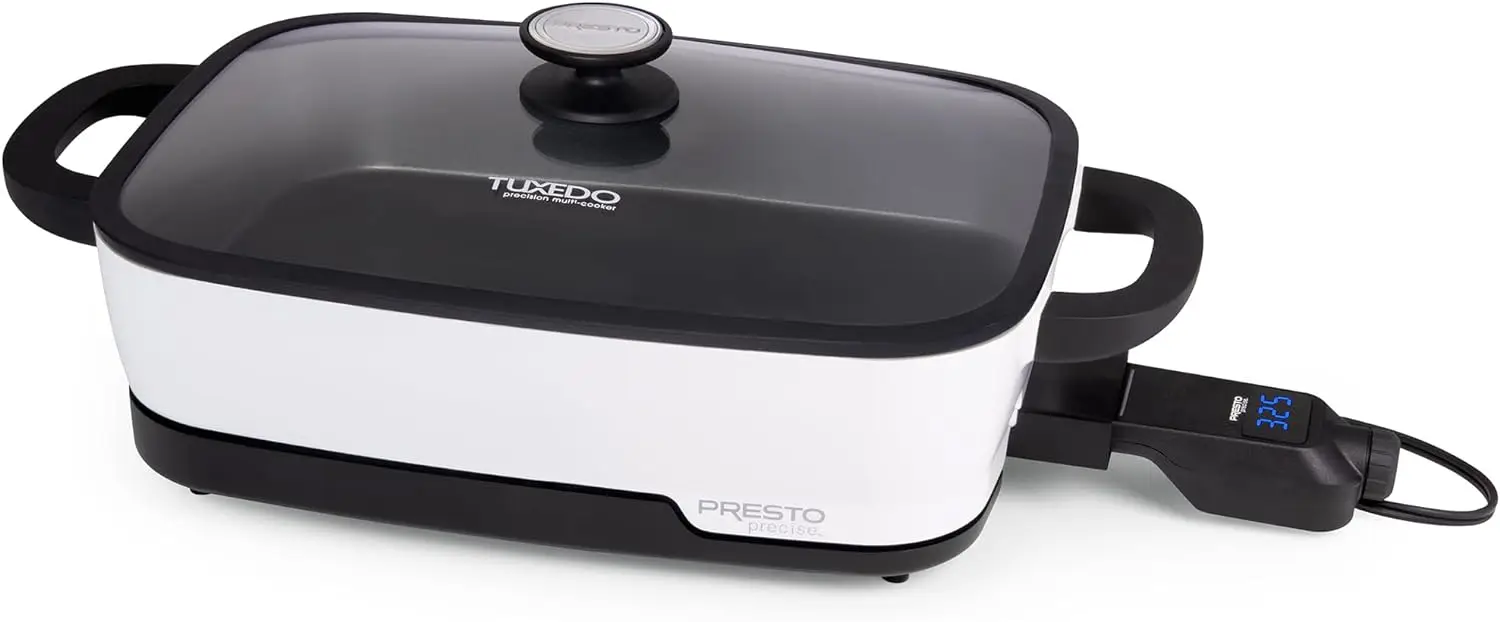 Presto 06854-esmoquin Digital Precision Skillet, Sous Vide, Multi-Cooker