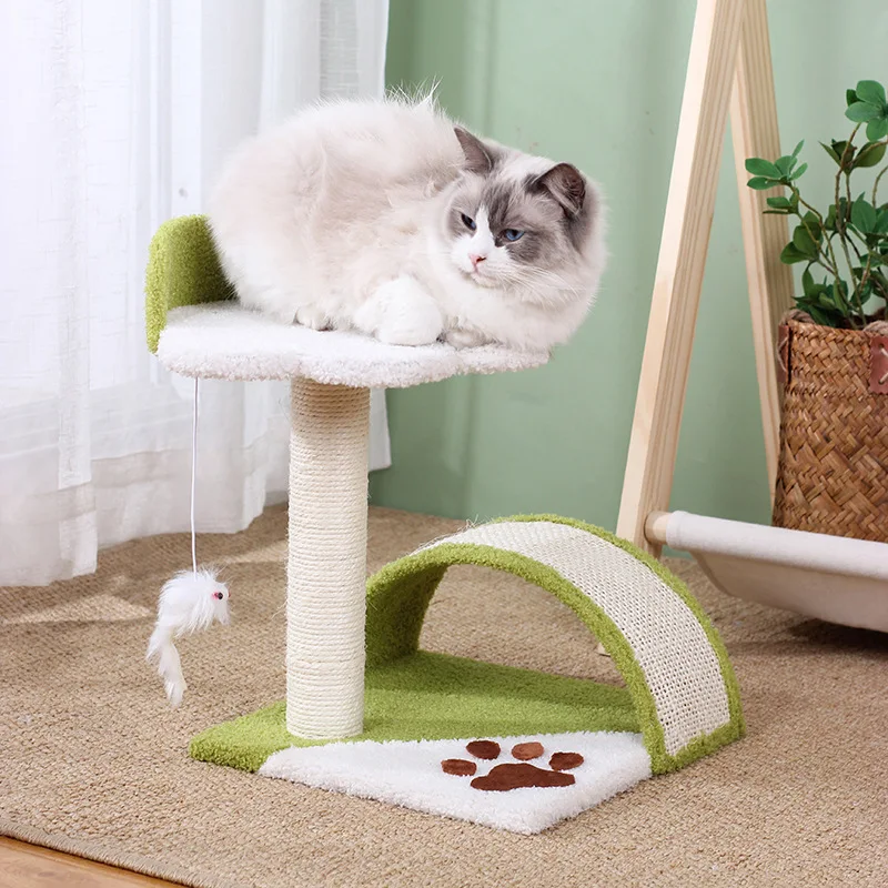 

Small Cat Climbing Frame, Three-layer Scratching Board, Sisal Scratching Post, Cat Nest, Jumping Platform, Pet Toy, New