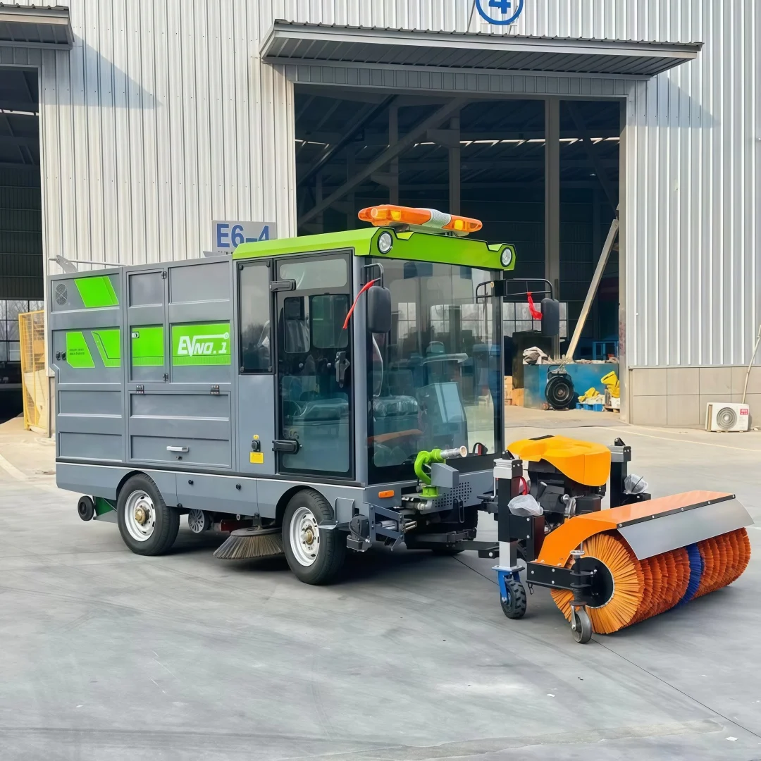 Customized Electric Battery Ride On Industrial Road Floor Sweeper Machine Cleaning Machine Sweeper Municipality Equipment With S