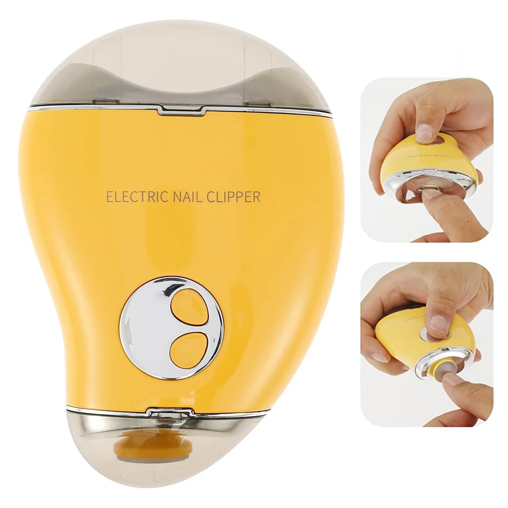 Electric Nail Cutter 3 Speeds Automatic Nail Clipper Safety Baby Nail Trimmer with Grinding Rechargeable Electric Nail Clipper