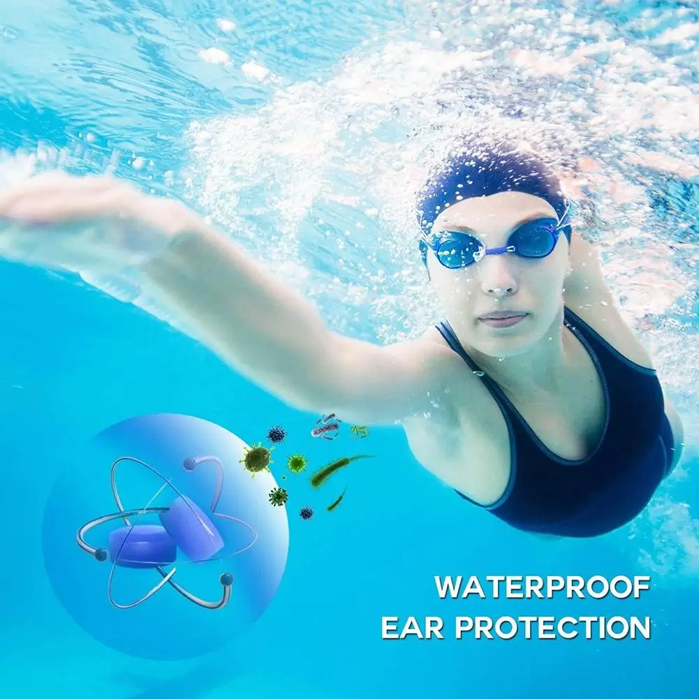 

Формованные силиконовые беруши для сна, обучения плаванию, многоразовые беруши с шумоподавлением для взрослых и детей