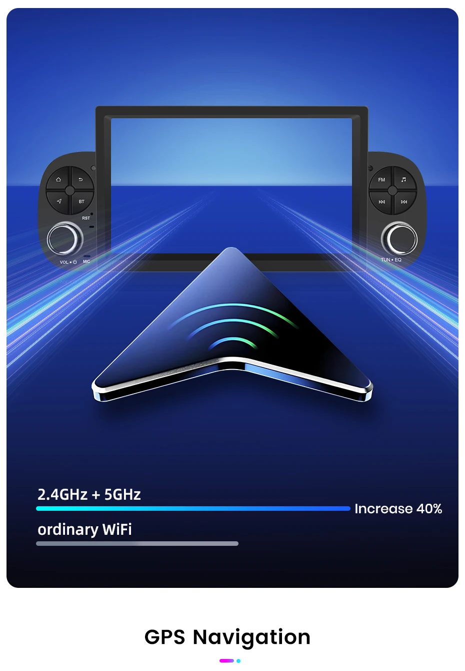 Junsun 7" Wireless Carplay Android Auto Autoradio für Fiat Panda 2013 2014 2015 2016-2020 Stereo GPS Multimedia Player 4G FM SWC – Detail 20