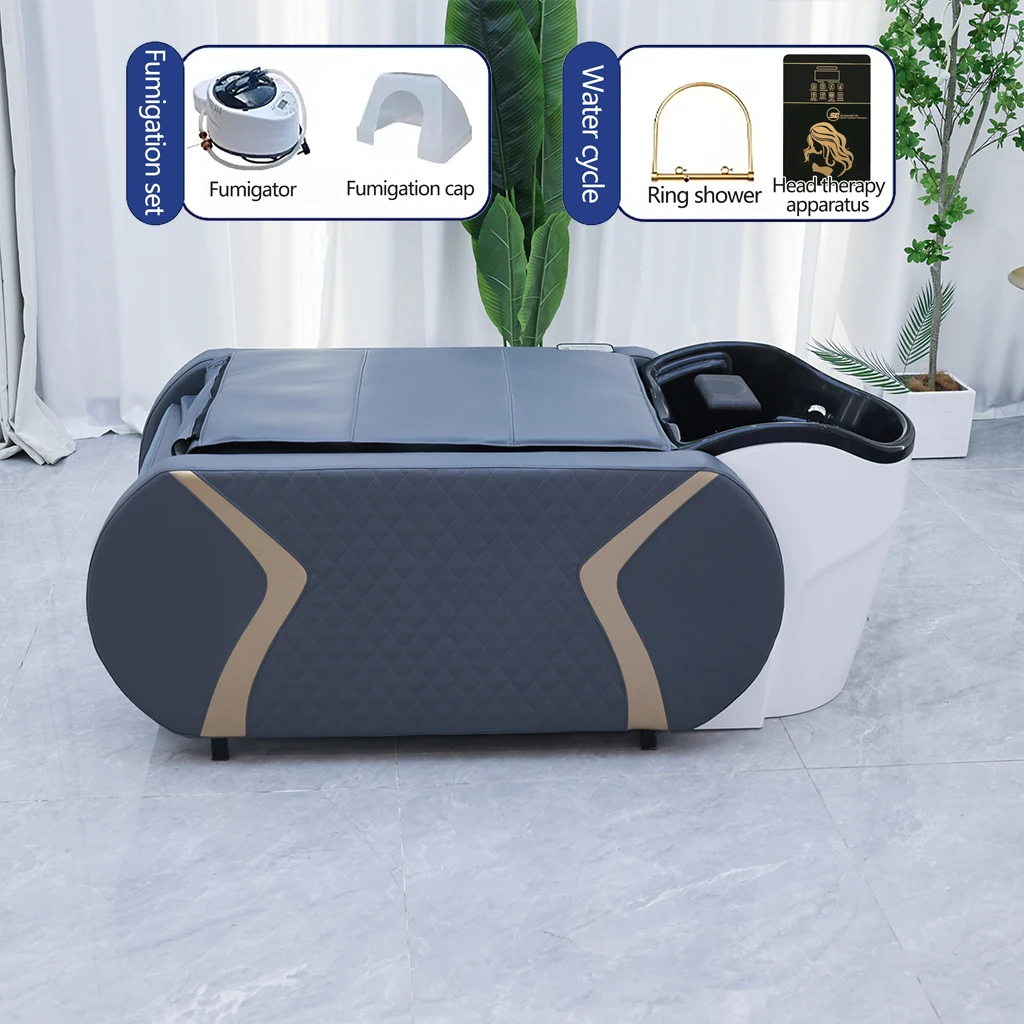 Lits de Spa hydrauliques électriques, lit de shampoing de luxe pour le lavage des cheveux, pour Salons Spas