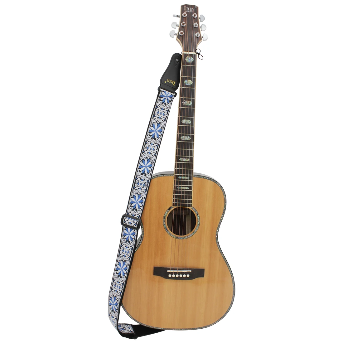 Adjustable Guitar Strap Polyester High-Grade Printing Ethnic Style Pure Cotton Embroidery String Instrument Guitar Accessories