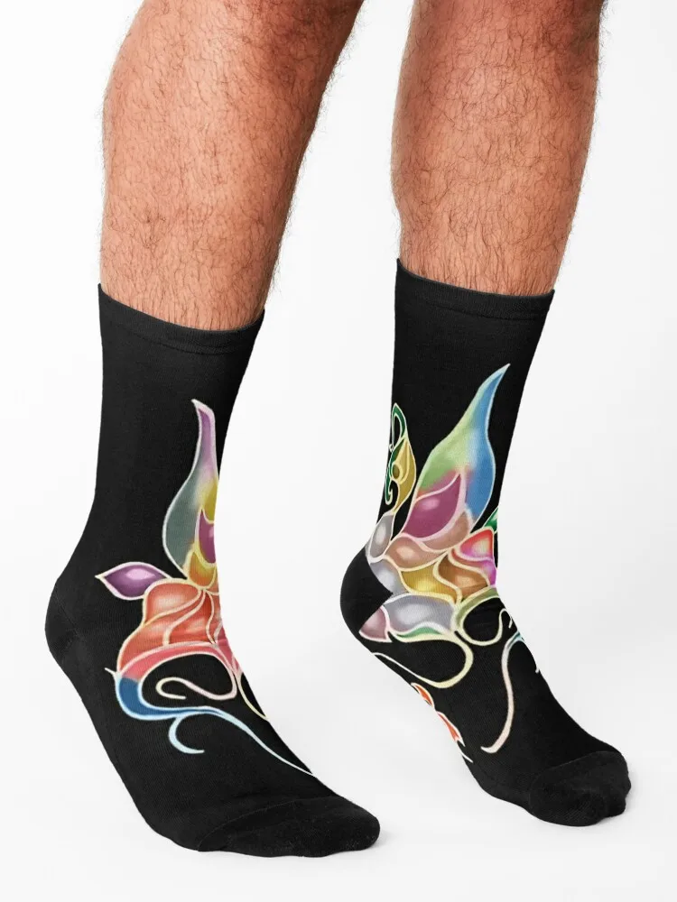 Duane Allman Peacock Socks set man winter thermal New year's Socks For Men Women's