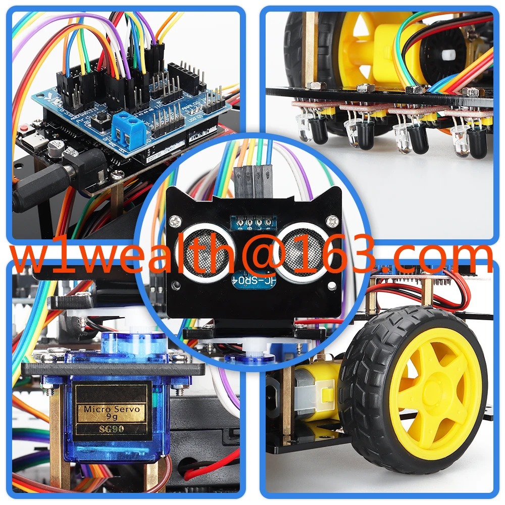 Picture 6: Intelligent Toy Robot Car Kit - High Quality Intelligent Robot Car with Arduino Development Board