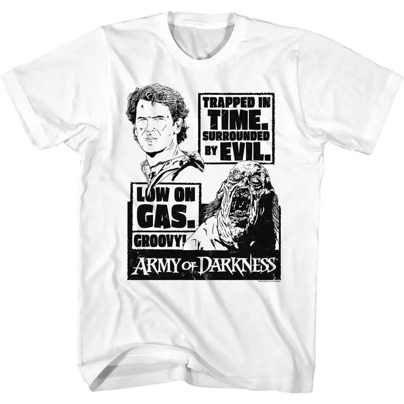 Army Of Darkness Movie Trapped In Time Surrounded By Evil Men's T Shirt