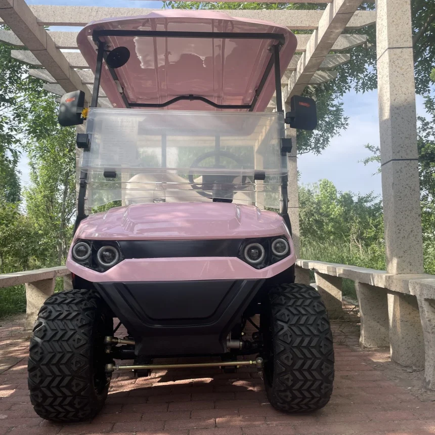 

Good Price 4 Seater 4000W 5000W 7000W AC System Lithium Battery Electric Golf Cart Electric Car For Adults 4 Wheels Solar