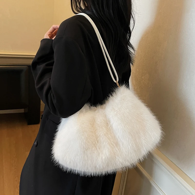 Thumbnail 4 - #43 Faux Fur Shoulder Bags Deals & Discounts