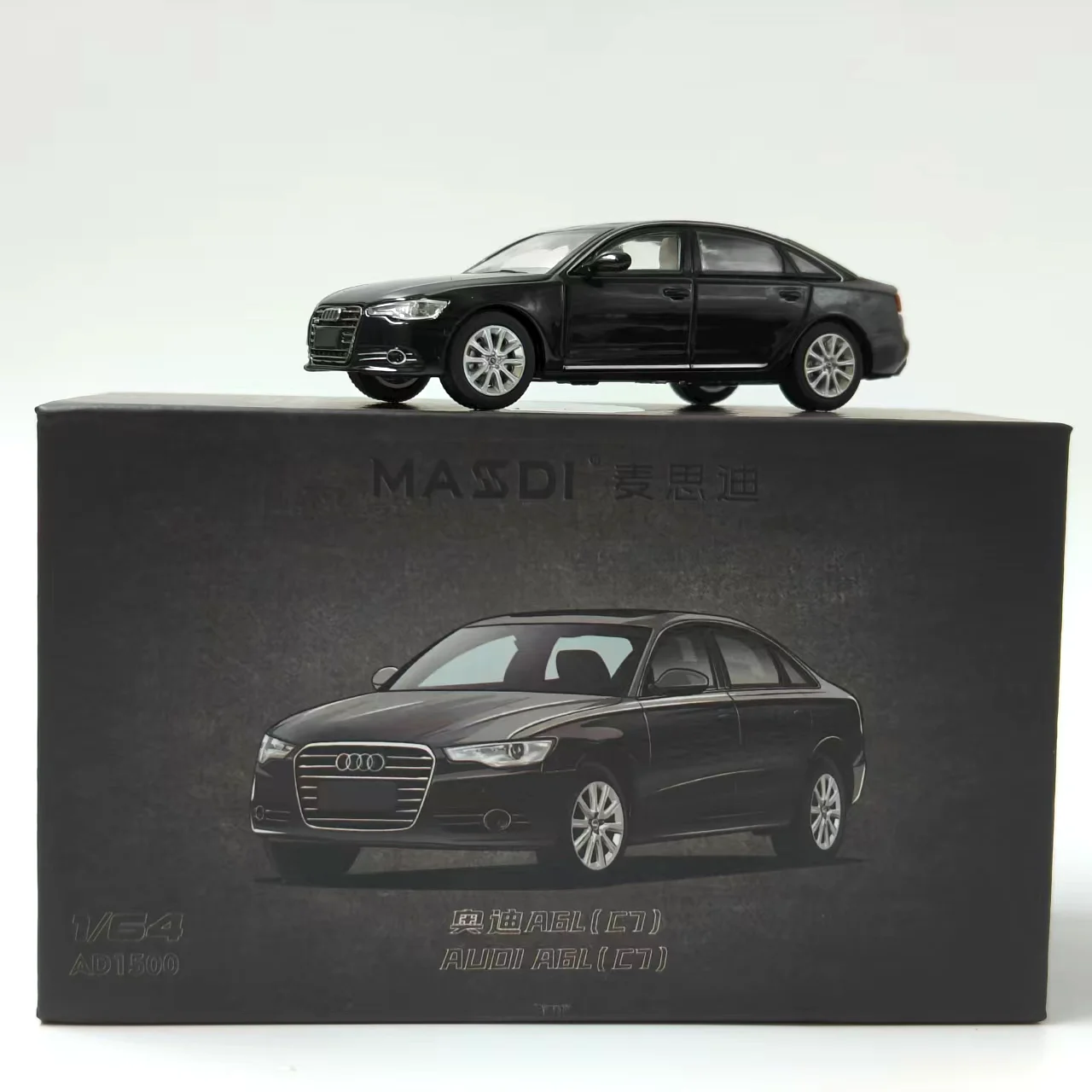 Diecast 1/64 Skala Audi A6L C7 Legierung Auto Modell Sammeln Spielzeug Geschenk Souvenir Display Ornament