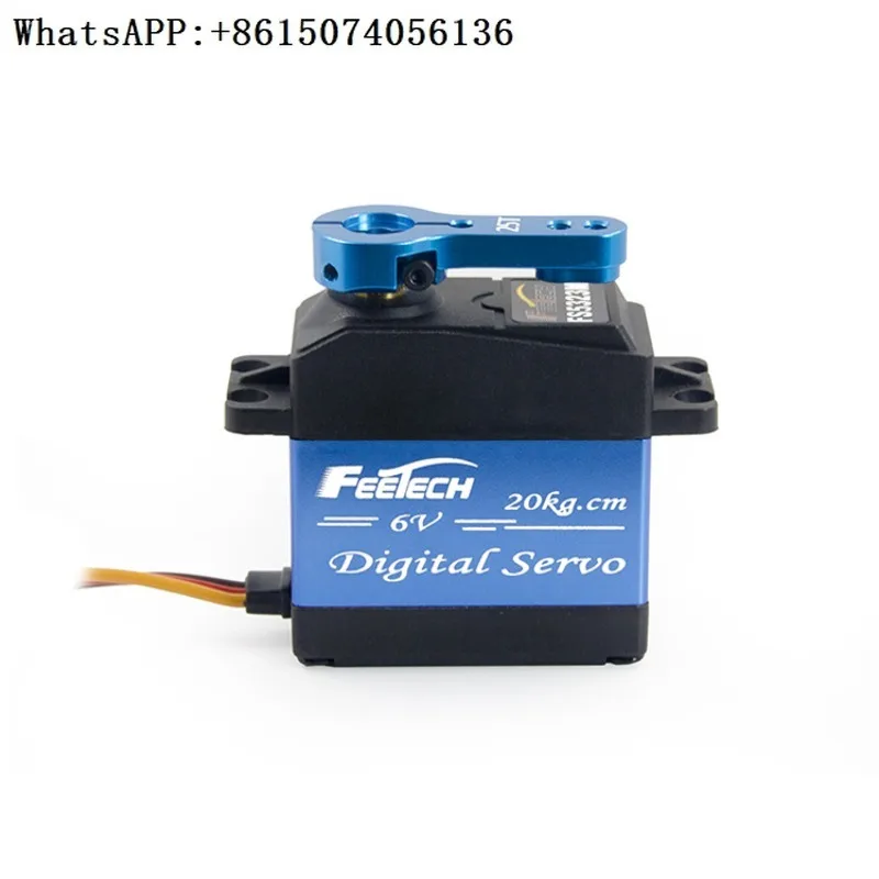 Feite servo 20kg high torque 180 degree mechanical arm metal servo digital vehicle ship model servo