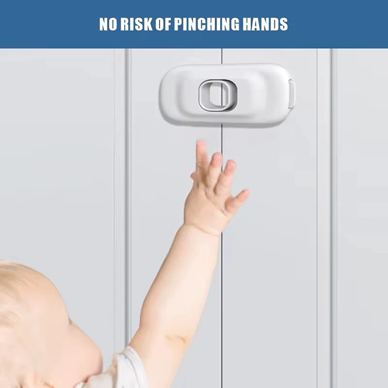 Home Refrigerator Lock Fridge Freezer Door Catch Lock Toddler Kids Child Cabinet Safety Lock For Baby Safety Child Lock