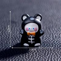 Tombstone Mini Pumpkin Resin Doll Decorate Skull Hallowmas Doll House Accessories Castle Props Halloween Ghost Miniatures