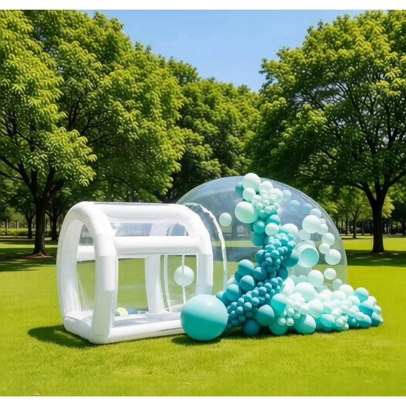 Custom PVC Inflatable Bubble Tent Transparent Outdoor Glamping Bubble House
