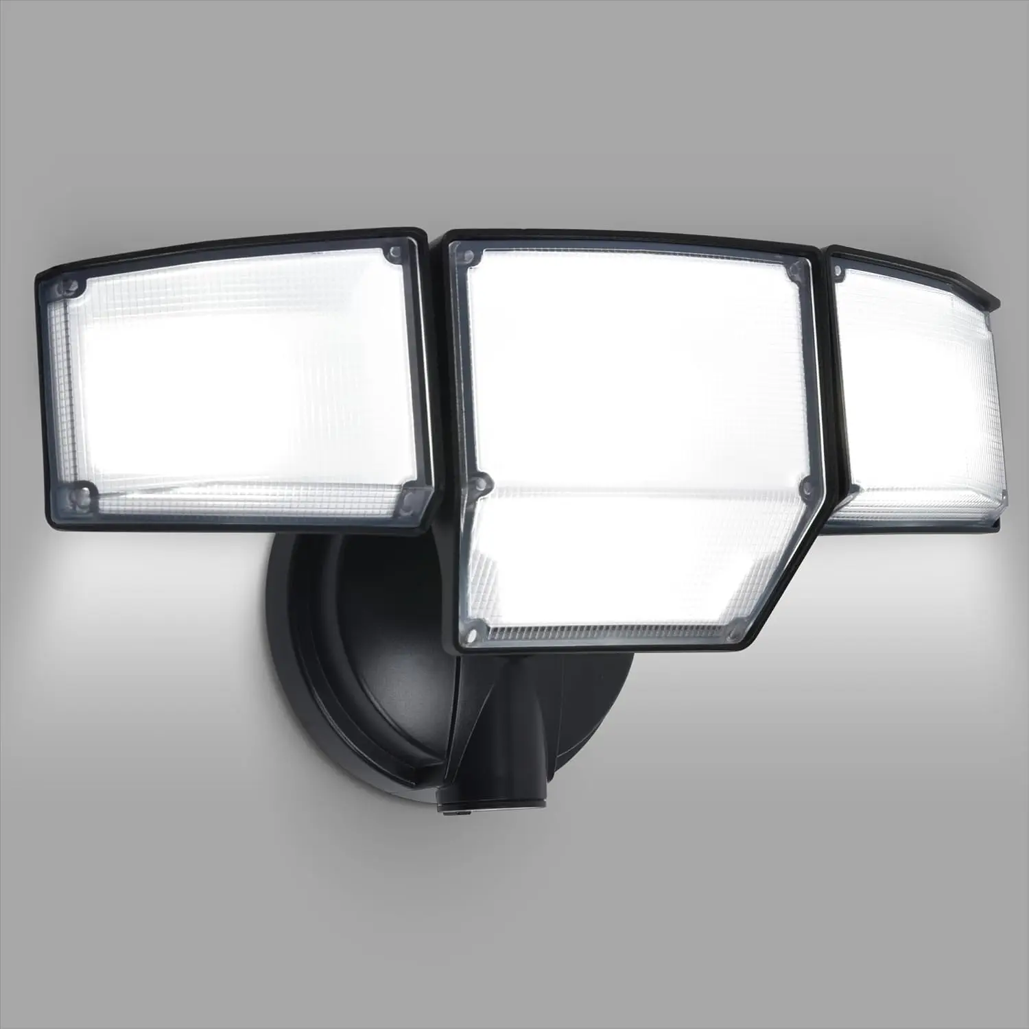 

Уличные прожекторы 80 Вт, 9000 лм, с проводным управлением, светодиодные охранные светильники с 4 головками, водонепроницаемость IP65, 5000K