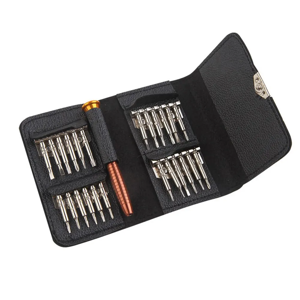 Mini Precision Screwdriver Set 25 in 1 Electronic Torx Screwdriver Opening Repair Tools Kit for iPhone Camera Watch Tablet PC