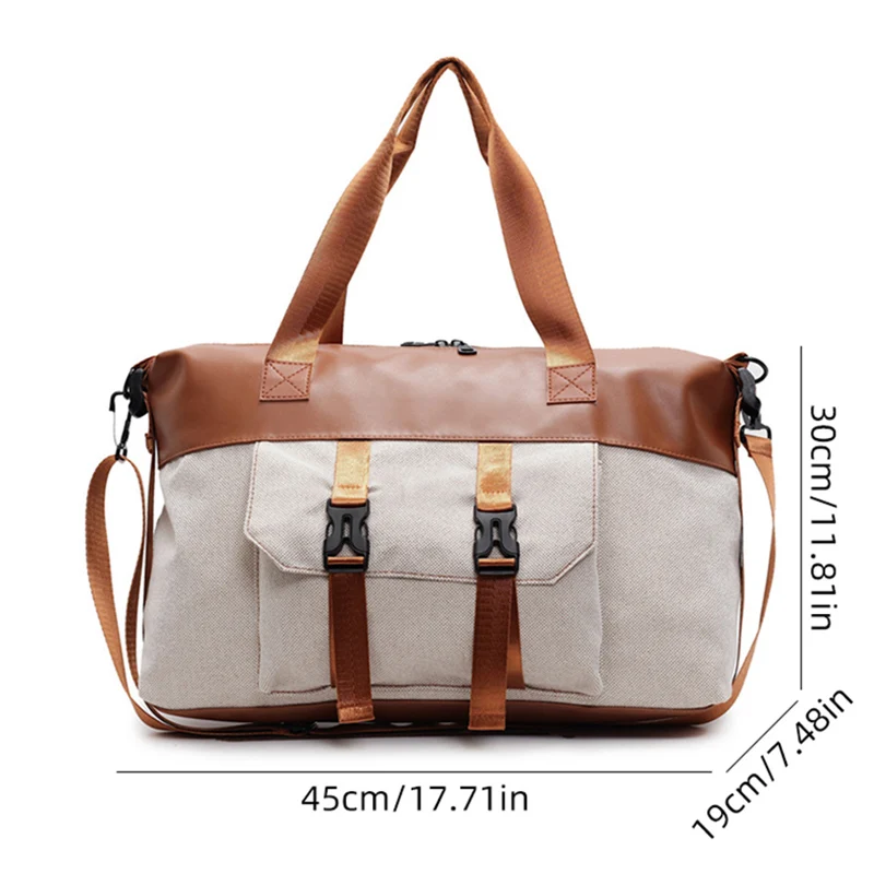 Women Handbag Travel Duffel Bag Wet Dry Seperation Business Flight Bags Large Carry-on Shoulder Pack Lightweight Luggage Daypack