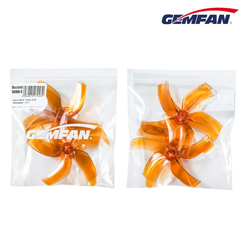 Gemfan D90 3.5 Inch Geleide 5-bladige Propeller Fpv (Set Van 4)
