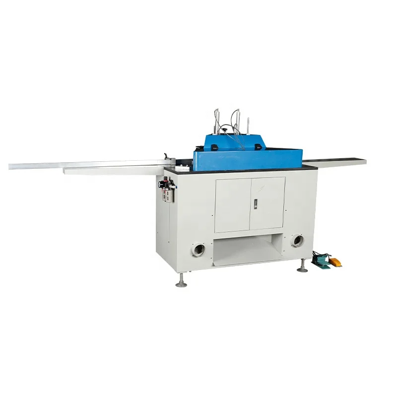 Factory supply cutting machine PS Wood MDF moulding cutting machine 45 degree angle pneumatic cutting machine