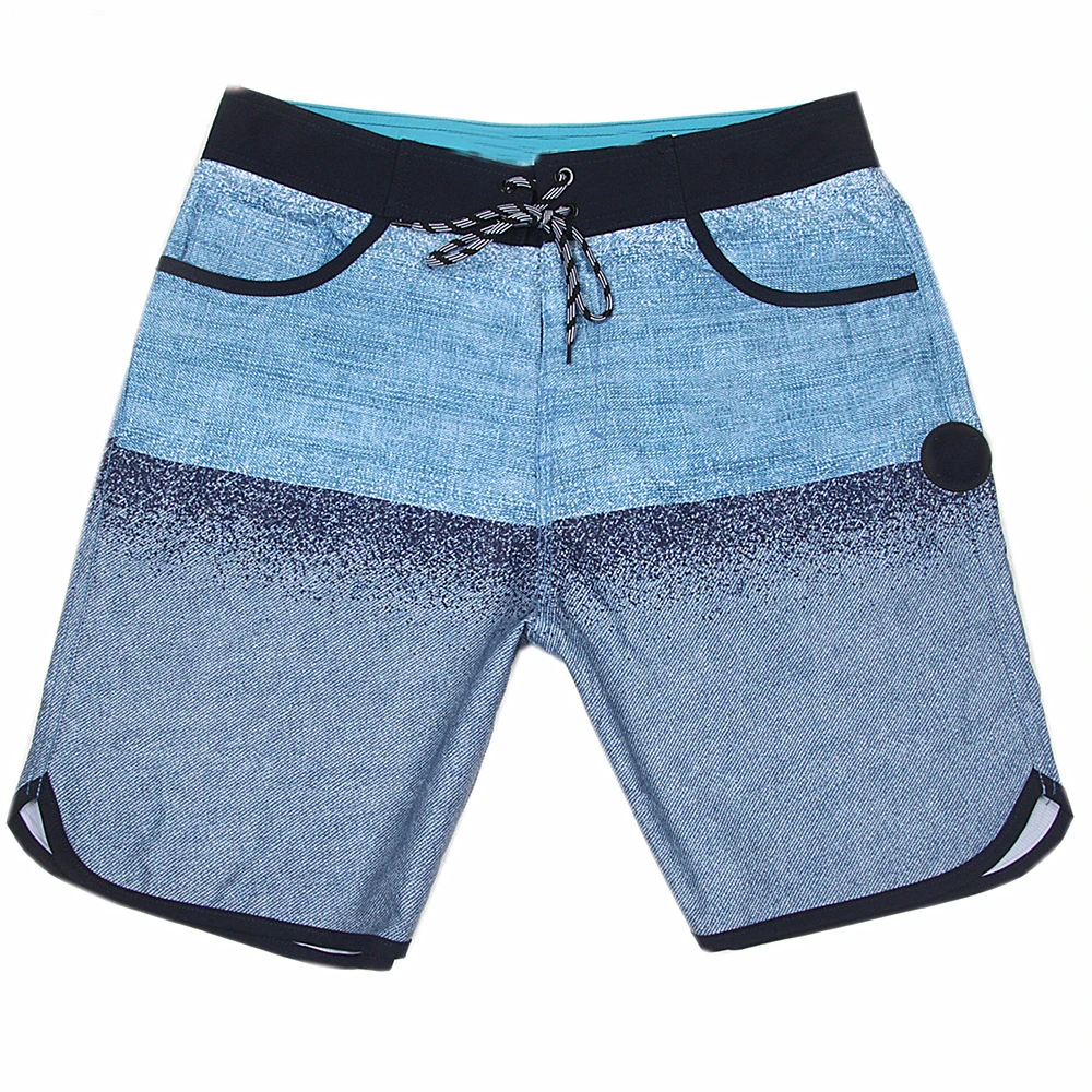 Short de plage imperméable à rayures pour homme, bermuda d'été, maillot de bain, grande taille, avec étiquette