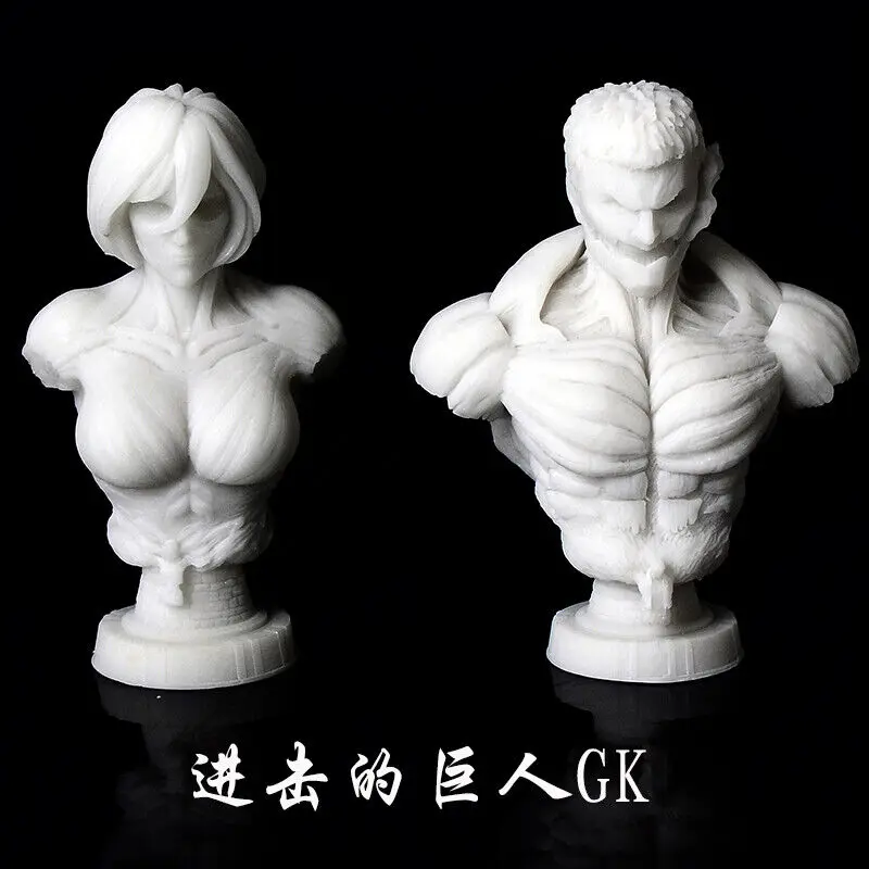 

Attack on Titan Mikasa.Ackerman Resin Figurine Bust Series Garage Kits Cosplay Decor Collector's Edition Anime Doll Gifts DIY