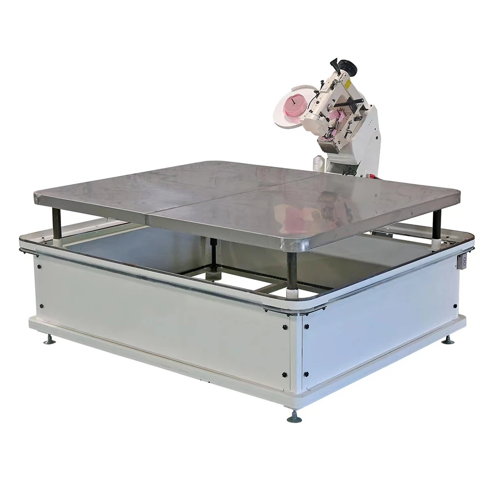 New Automatic Industrial Heavy Duty High-Speed Programmable Single Needle Lock Stitch Flat-Bed Mattress Edging Sewing Motor Gear