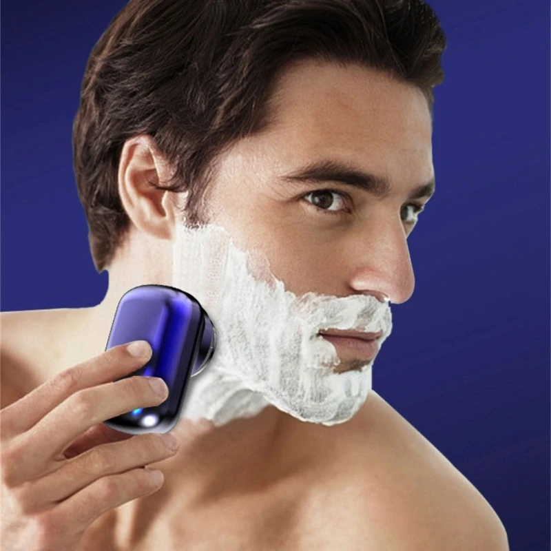 D0AB Washable Rechargeable Portable PainlessCordless Trimmer KnivesFace Beard Razors