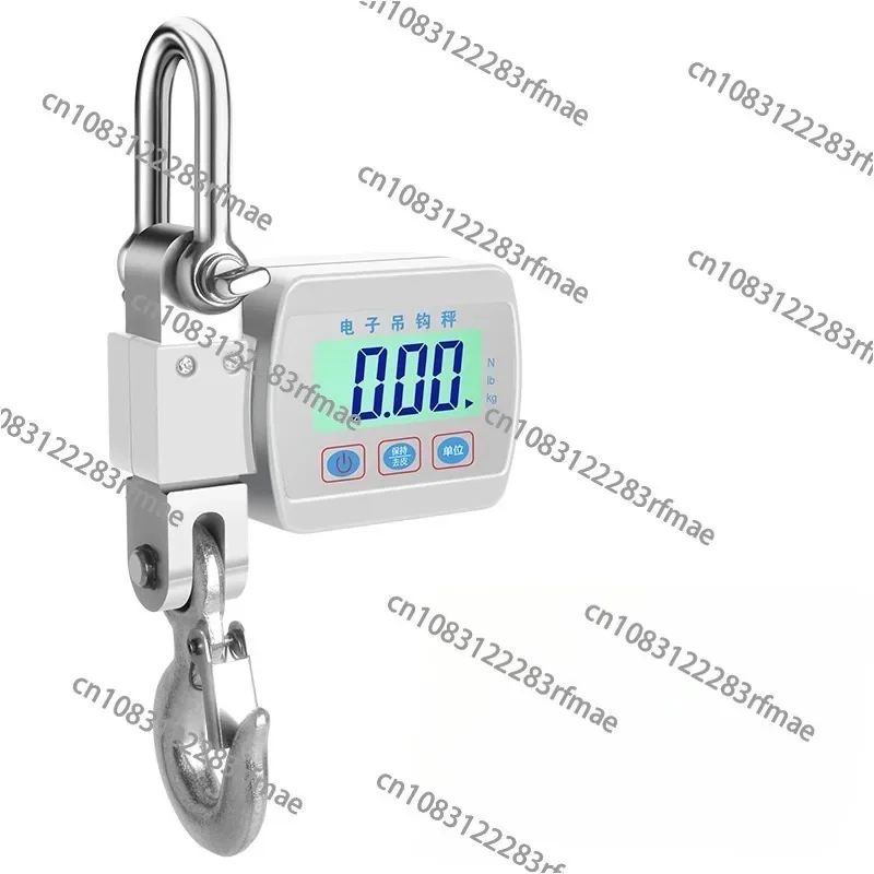 300KG/500KG Digital Crane Scale Portable Hanging Scale Heavy Duty Crane Scale LCD Backlight Industrial Hook Scales Unit Change