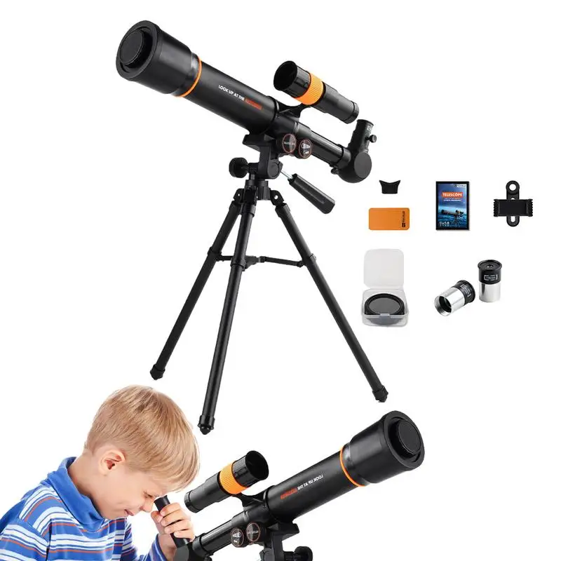 Space Telescopes Portable Kids Astronomical Telescope Outdoor Monocular Space Telescope For Beginners Adults Kids Gifts