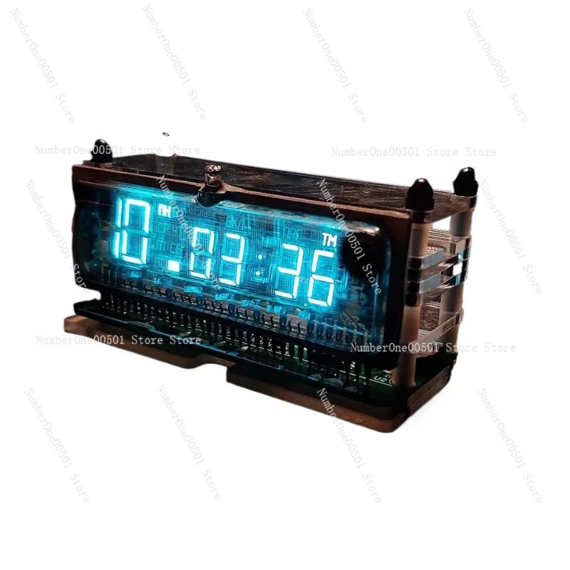 

VCK_CCCP Retro VFD Clock Soviet-Era Modern Style Vacuum Fluorescent Display with Vintage USSR Design