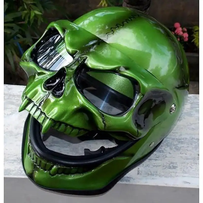 

Skull Skeleton Motorcycle Helmet cover Decoration Tidy mask Horror Cool Skull Mask Skeleton Halloween Gift Helmet Visor