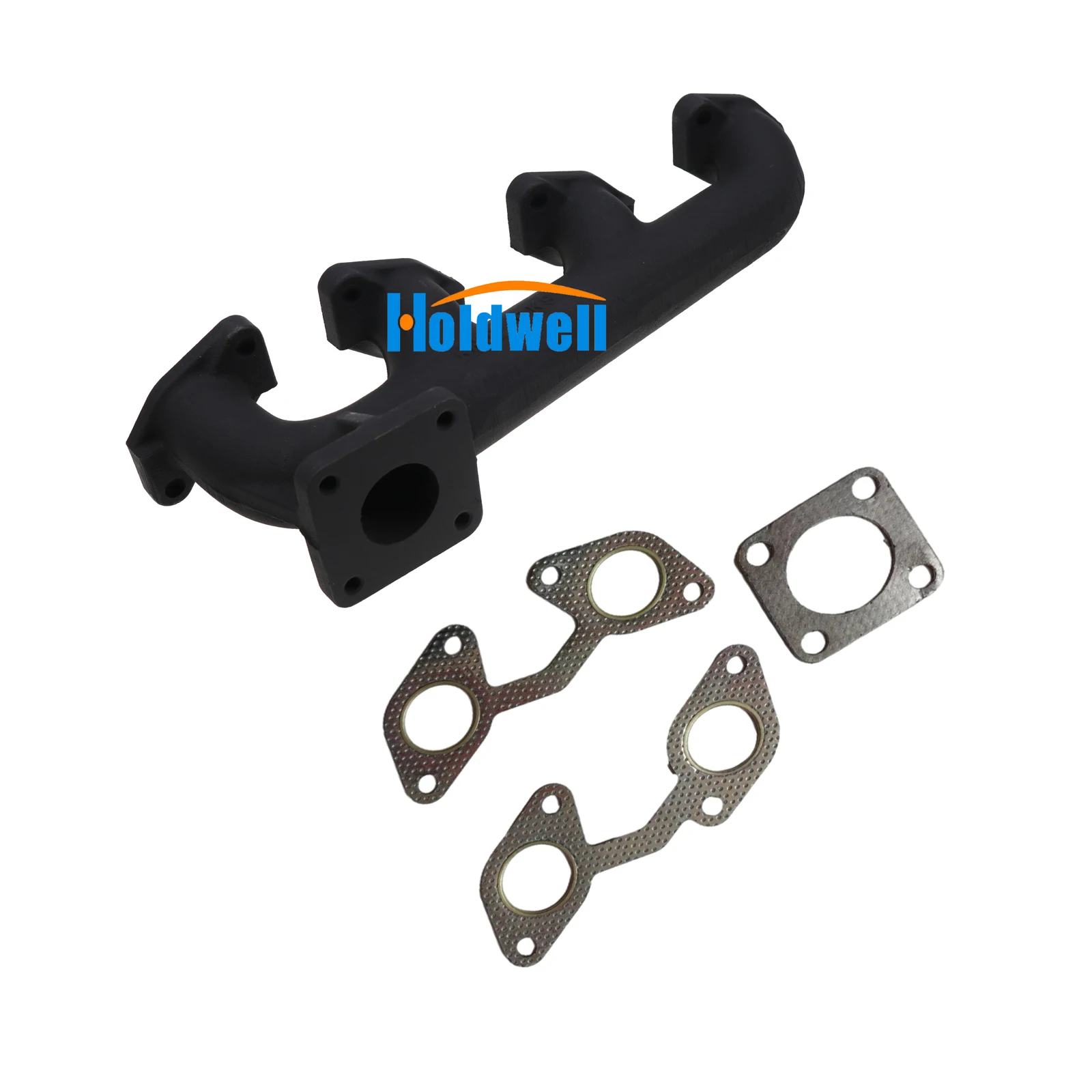 Holdwell Exhaust Manifold With Gasket 6651482 for Bobcat 331 334 335 337 341 430 E42 E45 751 753 763 773 S150 S160 S175 S185