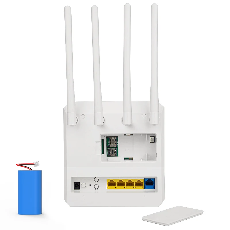 C521 DNXT-4G CPE Router com 5 Portas Hotspot, WiFi, Laptop, Portátil, Modem de banda larga, Sim Card, 4 Antena para Casa, Novo