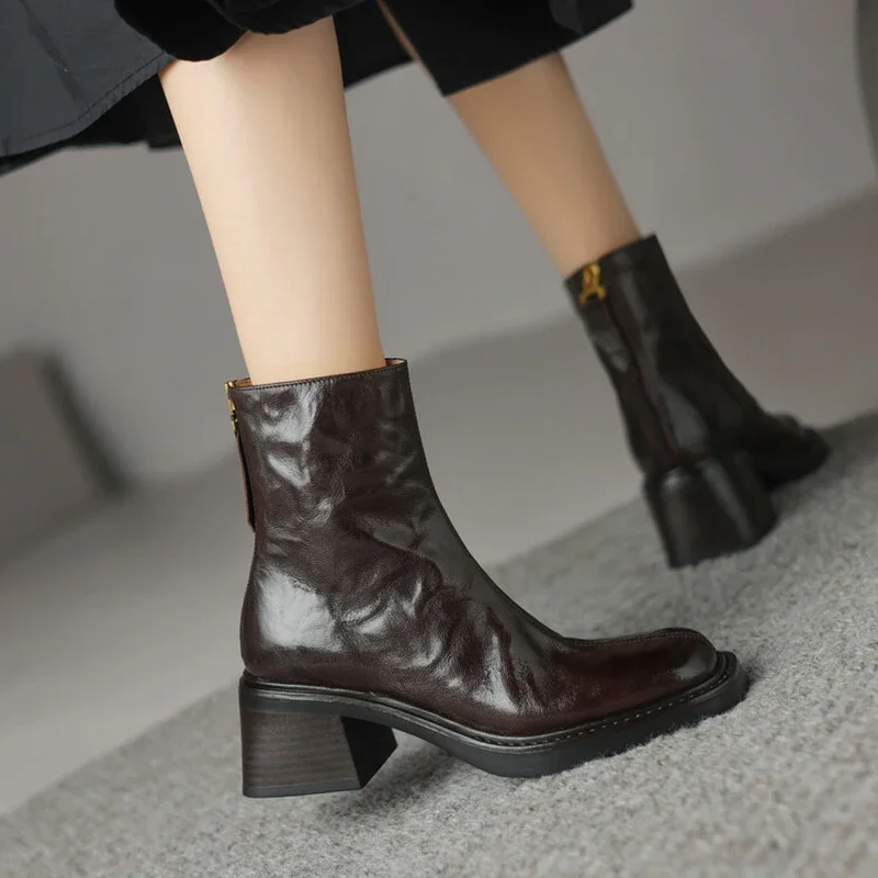 Autumn Vintage Thick Heel Wome - огляд і ціна Vintage Fashion Ladies