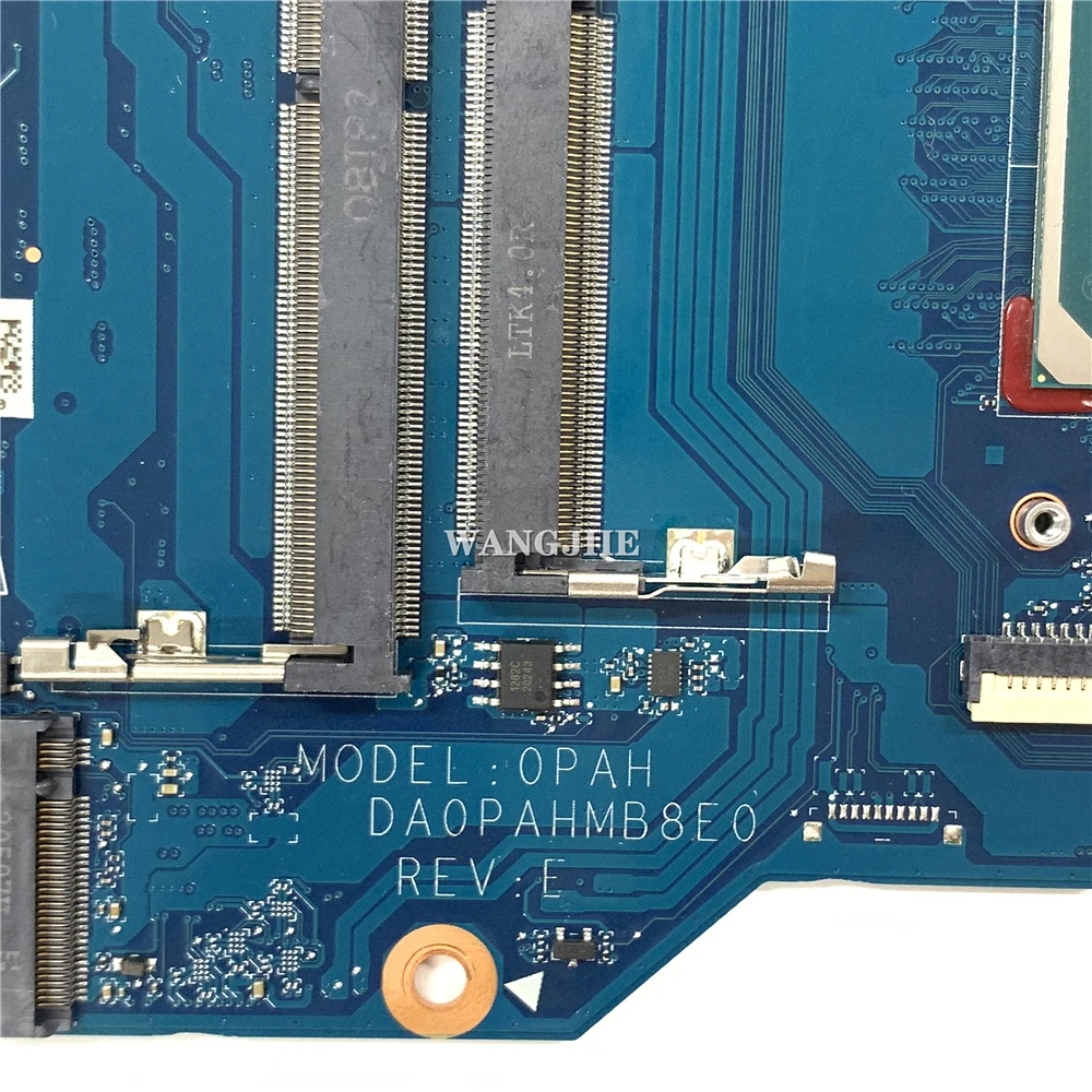 DA0PAHMB8E0 REV : E 0PAH For HP 14-DQ 340S G7 Laptop Motherboard With I5-1135G7 CPU 100% Working