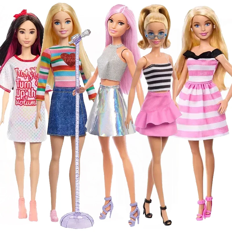 Original Barbie Dolls Brand Assortment Fashionista Girl Fashion Doll Princess Birthday Gift Toys for Girls  Bonecas