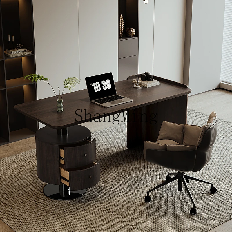 

ZYY household light luxury modern high-end solid wood desk household living room study computer desk