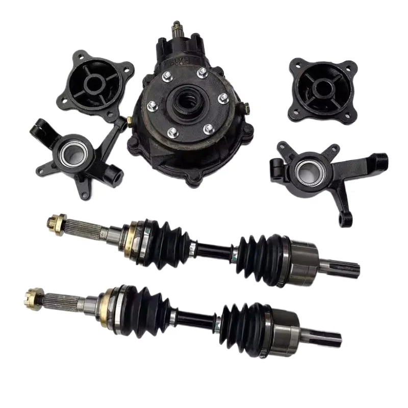 Suitable for Modified Kart Accessories 4WDATV Front Drive Kit Tooth Bag Ball Cage Drive Shaft Croissant Flange