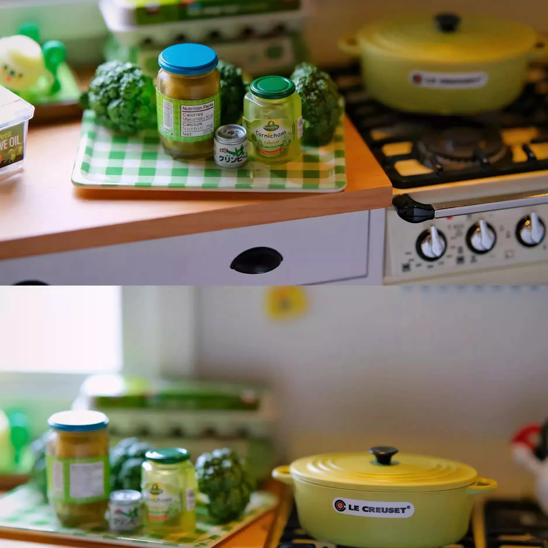 1:6 Mini modèle maison de poupée meubles accessoires cuisine couverts Pot plateau plaque Miniatures Bjd Ob11 Gsc Blyth soldat Lol accessoires